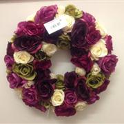 Artificial Rose Wall Hanging