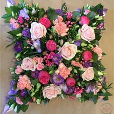 Pink &amp; Lilac Cushion 